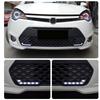 Universal LED Car Daytime Running Light 6LED 12V L-shaped DRL White Light 660LM Waterproof Driving Fog Lights Car LED Lamp