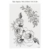 Temporary Tattoo Sticker Arm Chest Back Leg Waterproof Women Flower Tattoo StickerTH‑400