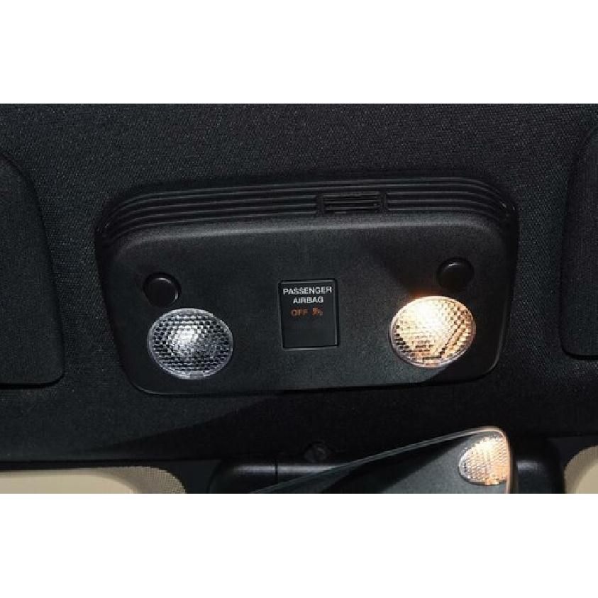 For Ford Mustang 2015- Real Carbon Fiber Front Reading Light Lamp Frame Trim