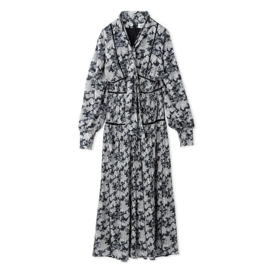 [Final price reduction] First come, first served!  Lily Brown Floral Print Dress Black