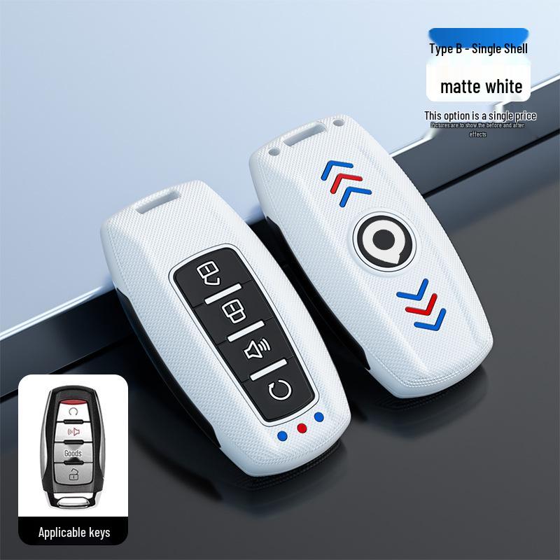 19-21 New Great Wall Cannon Key Fob Cover: Premium Metal Shell, Fits 2.0T Pickup, Personalized Design