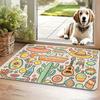 Vibrant Mexican Festival Welcome Doormat for Front Door Floor Mat Home Decor Sombrero and Tequila Graphic Print Stylish Indoor