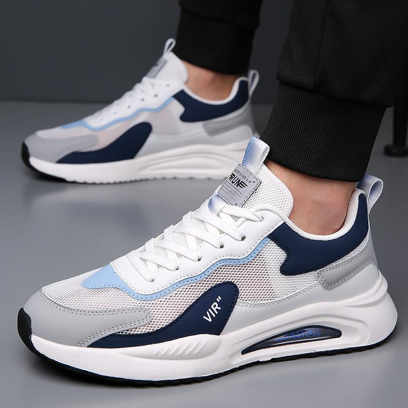 Men's shoes mesh shoes summer 2025 breathable casual shoes trendy mesh lightweight youth running sneakers 2025