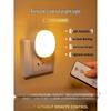 Soft Glow Baby Night Light with Remote Control – Eye-Friendly Plug-In for Bedroom and Nursery