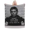 Supernatural Dean Winchester Pluszowy Koc Studenci Flanelowy Koc Rzutowy Do Wystroju Domu Super Ciepły Niestandardowa Jakość