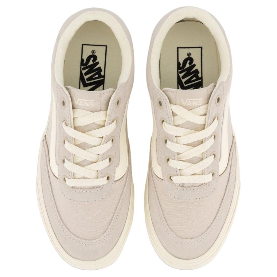 Vans Brooklyn LS Versatile Comfortable Low-Top Skate Shoes Women Sneaker Gray VN000D7UEN9