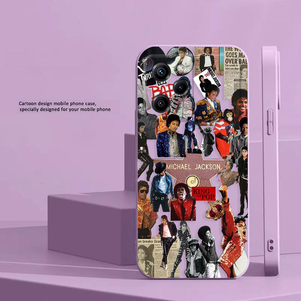 Custodia per Telefono Dancer M-Michael J-Jackson Cover Per Xiaomi 10T 11 12 12T 13 14T POCO F5 F6 M3 M5 X3 X4 X5 PRO 4G 5G Custodia Colorata in TPU