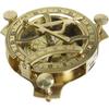 Brass Sundial Compass 3 Inch - Antique Showpiece Sun Dial Rustic Vintage Home Decor Gifts Golden Polish