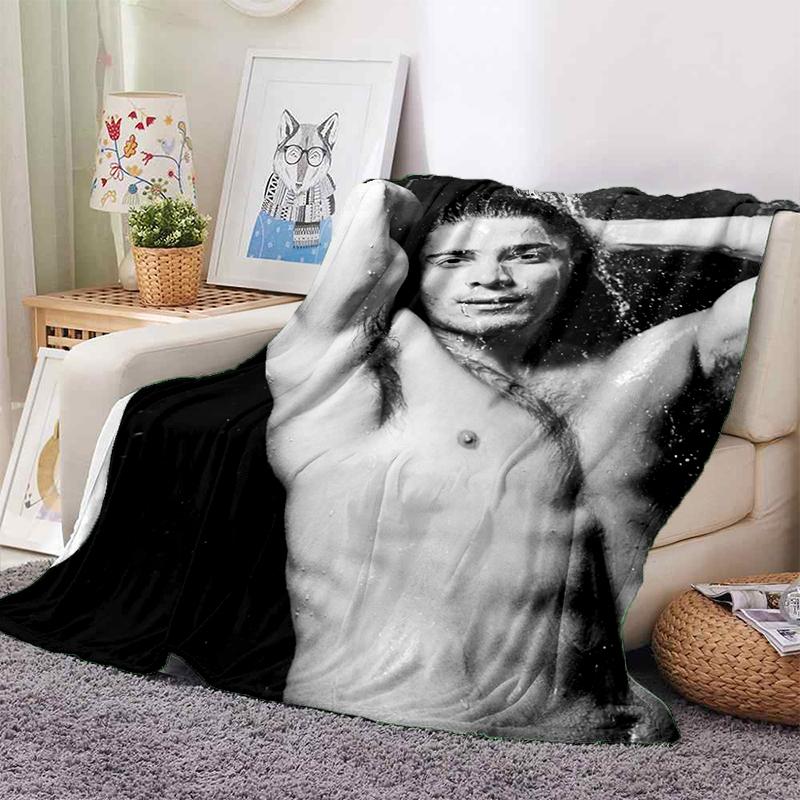 3D Print Chayanne Puerto Rican Latin Pop Gift Blanket,Soft Throw Blanket for Home Bedroom Bed Sofa Travel Picnic Cover Kids