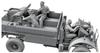 Thunder Model Maßstab 1/35 Britischer LRDG Ford F-30 Geschütz-LKW mit 37mm Bofors Kanone, Enthält 3 Figuren, Plastikmodellbausatz TB35312 (Militärfahrzeug)