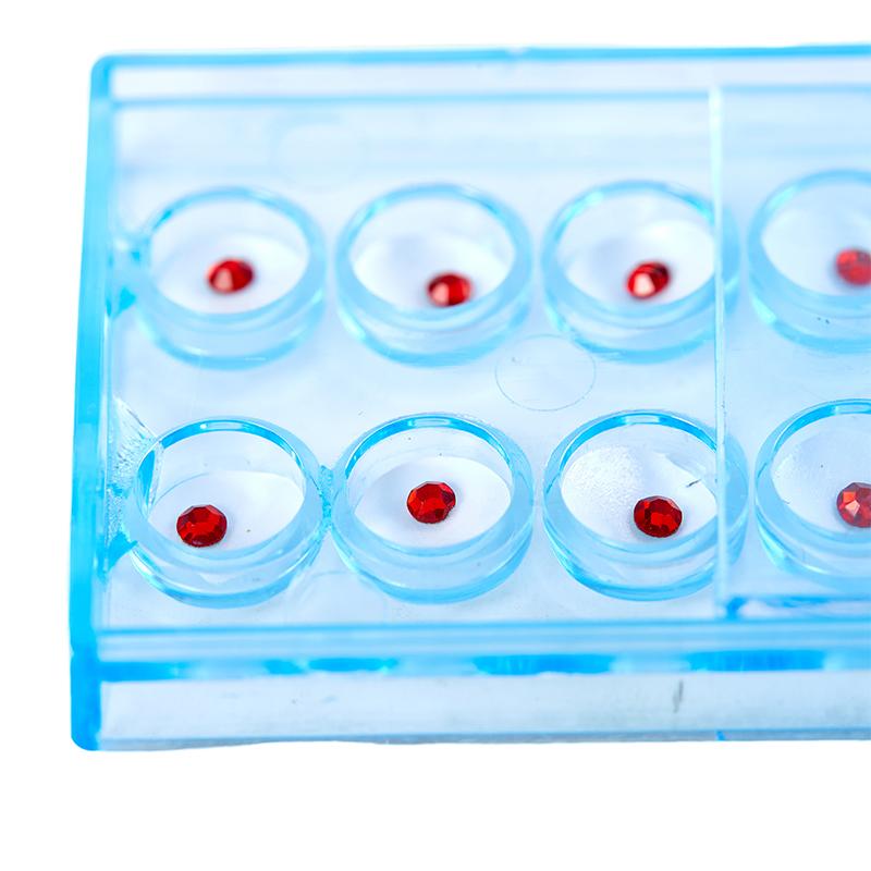 10Pcs/ Box Acrylic Diamond Bur Dental Material Teeth Whitening Studs Tooth Jewelry Kit With Glue Dental Crystal Tooth Decoration