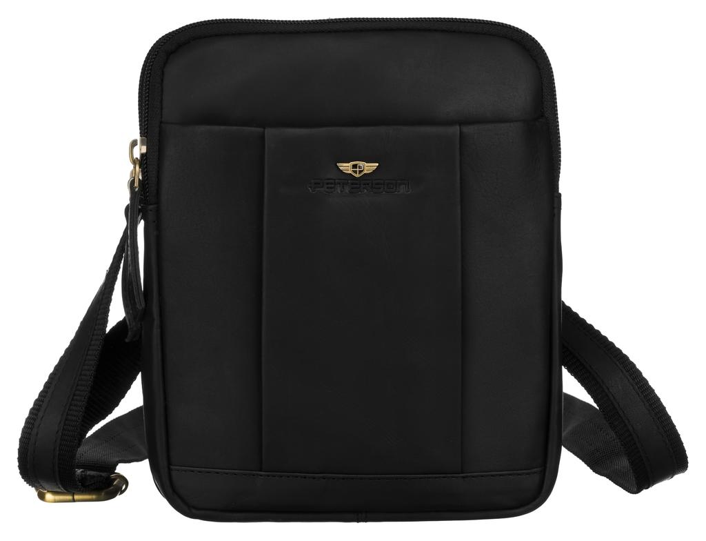 PTN M22E-OPU-6798 Black Leather Bag