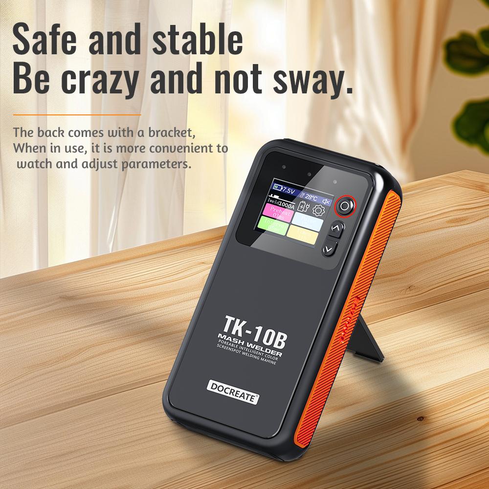 Portable Handheld Battery Spot Welder for 18650 Lithium Batteries, Nickel Strips Welding, Adjustable 0.1-0.25mm