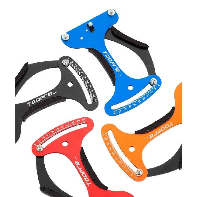 TOOPRE Mountain Bike Spoke Tension Gauge Mountain Wheel Set Ring Elastic Measuring Device Slant Swing Correction Tool