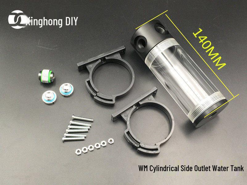 WM Transparent Cylindrical Acrylic Water Tank, Available in 11-30 CM Lengths