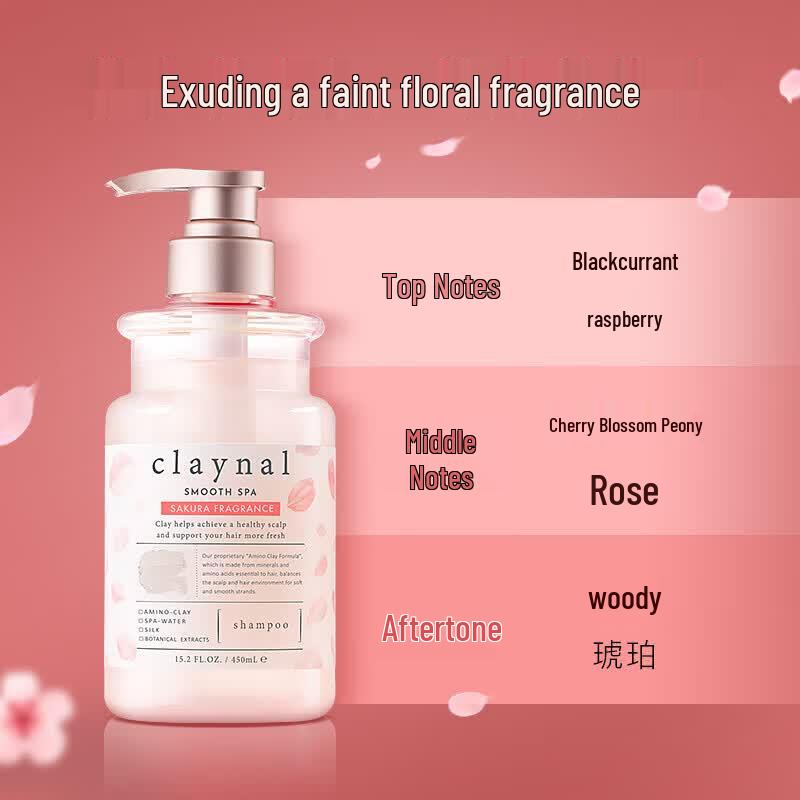 PENGPAI Amino Acid Mineral Mud Cherry Blossom Shampoo, 450ml