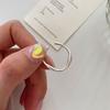 Minimalist 925 Stylish Sterling Silver Adjustable Ring Unique Irregular Shape For Fashion Trendy
