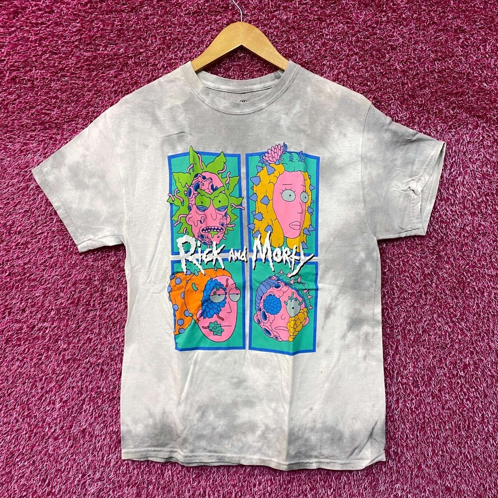 Rick and Morty Infected tiedye Tshirt size medium XXXL