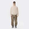 Customellow Oversized Cotton Sweatshirt Two Tone Beige Cwtaw25622orx