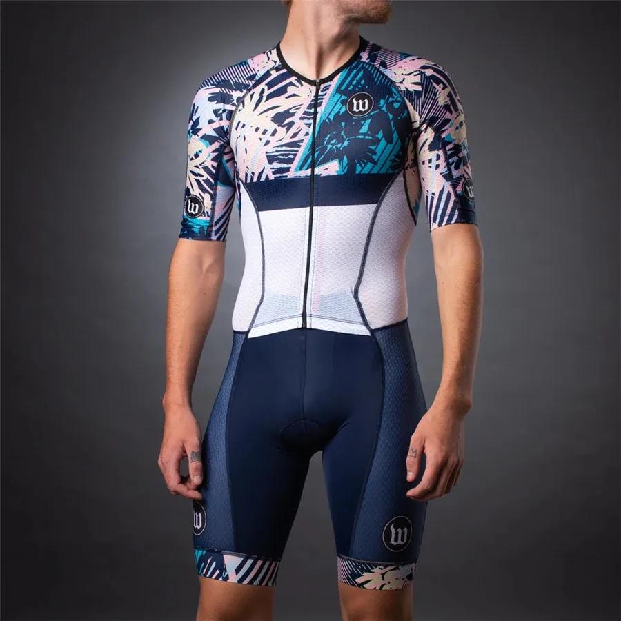 Wattie Ink Bike Shorts Bike SuitsMen‘s Cycling Jumpsuit Race Skinsuits for Cycling Speed Suit Long Sleeve Jersey Road Mountain