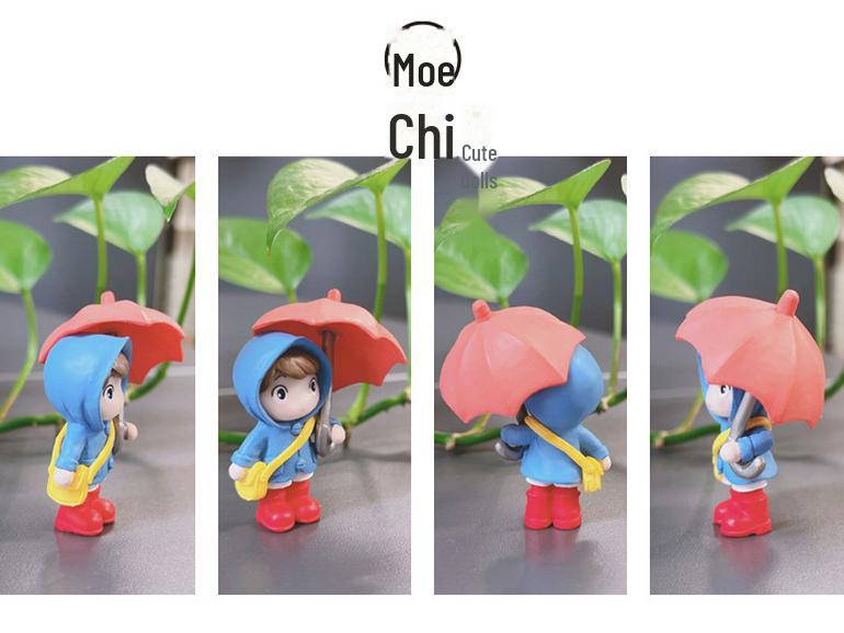 Umbrella Couple Ornaments for Cake Decorating and Home Decor