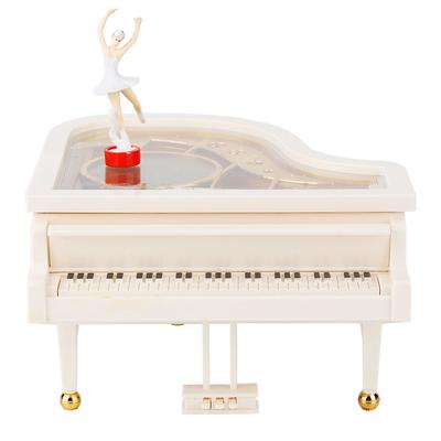 Klavierform Ballett tanzendes Mädchen Spieluhr Heimschmuck Schmuckschatulle Kinderspielzeug Geschenk