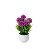 Spring Grass Artificial Flower Garden Decor With Plastic Chrysanthemum For Home And Outdoor Use