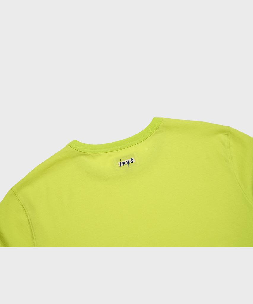 INYS Silket Semi-Overfit Short Sleeve T-Shirt (Lime)