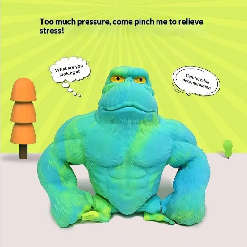 Stretchy Squishy Gorilla Fidget Toy Slow Rebound Perfect For Stress Relief Home Office Kids Adults Gift