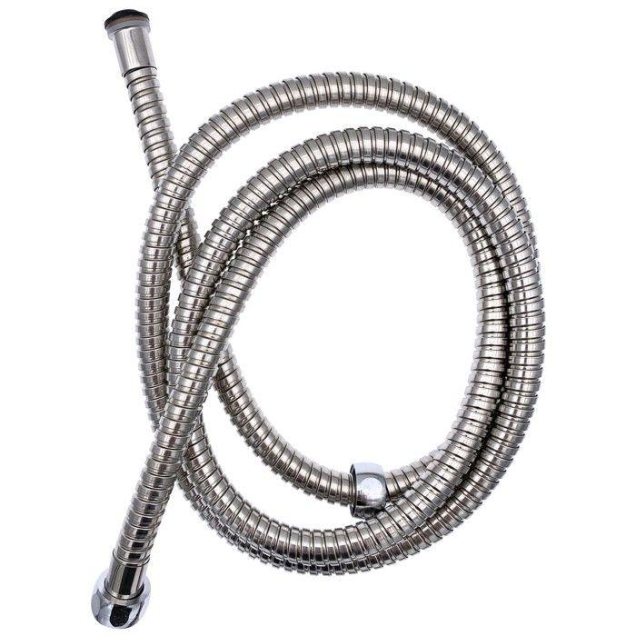 Shower Hose - Stainless Steel - 1/2" - 150 Cm - Flexible - Chrome