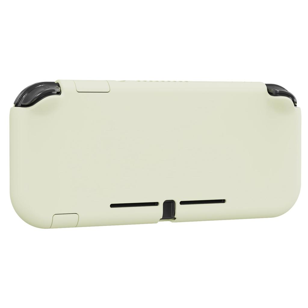eXtremeRate Custom Cover for PlayVital Switch Protective Cover for Switch Lite with Screen Protection Film Lite, (hard) - 1 [Ivory Color]