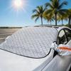 All-Weather Windshield Snow Cover - Heavy Duty Protection Against Snow, Ice, Frost & Sun, Instant Frost Removal
