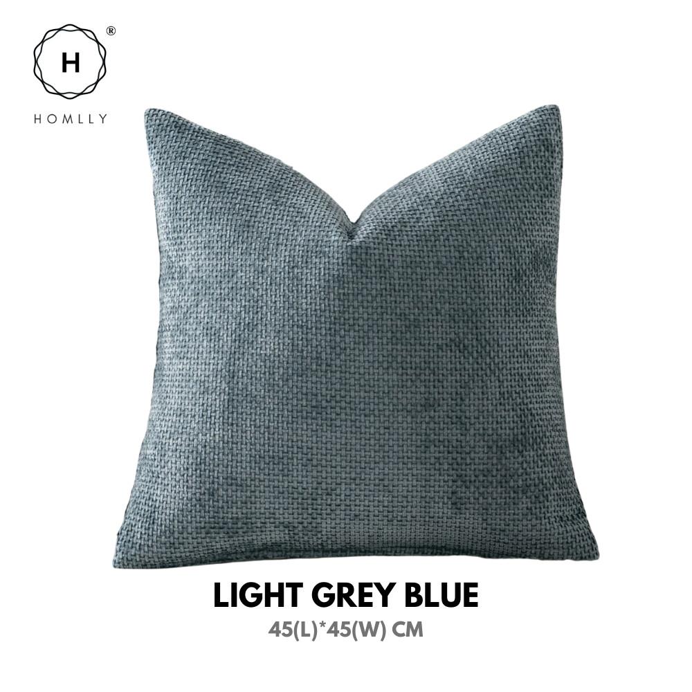 HOMLLY Sadii Teksturowana Poszewka na Poduszkę Dekoracyjną z Chenille (45 x 45 cm) X2SZT