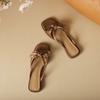 Summer Women's Slippers Elegant Outdoor Versatile Women's Comfortable Shoes Open-toe Bowknot Ladies Causal Flat Slippers Mules