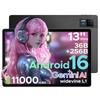 Tablets DOOGEE U13 Android 16, Tablet de 13 Polegadas FHD+, 32GB+256GB/2TB, Octa-Core, Gemini AI, 11000mAh, 90 Hz