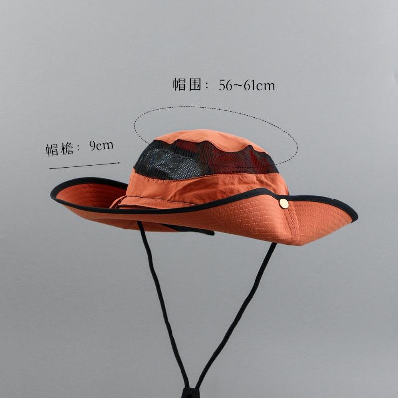 Sun hat men and women hiking camping bucket hat outdoor fishing UV protection western cowboy hat
