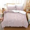 White Gold Marble Pattern Bedding Set Modern 3d Duvet Cover Sets Comforter Bed Linen Twin Queen King Single Size Fashion Luxury