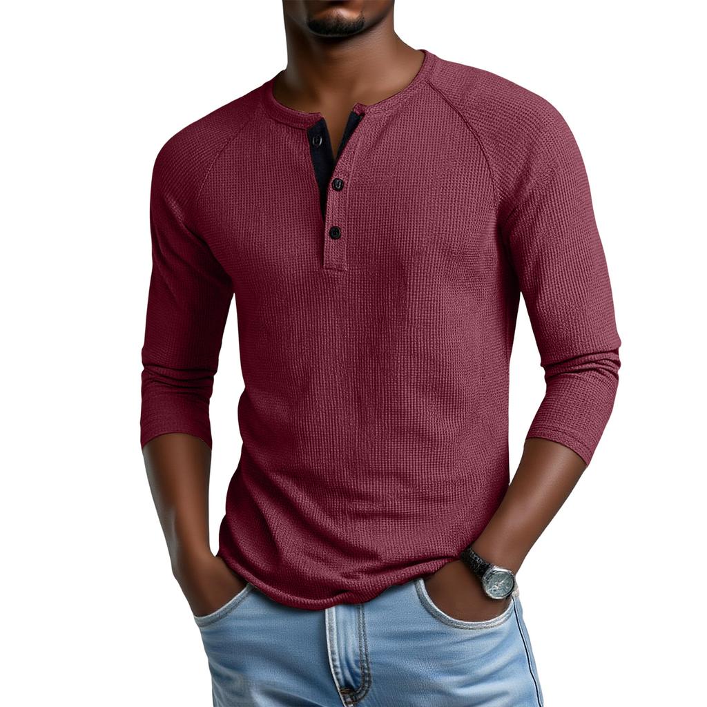 Men's  Leisure  Fashion  Monochrome  Shirt  Upper Garment