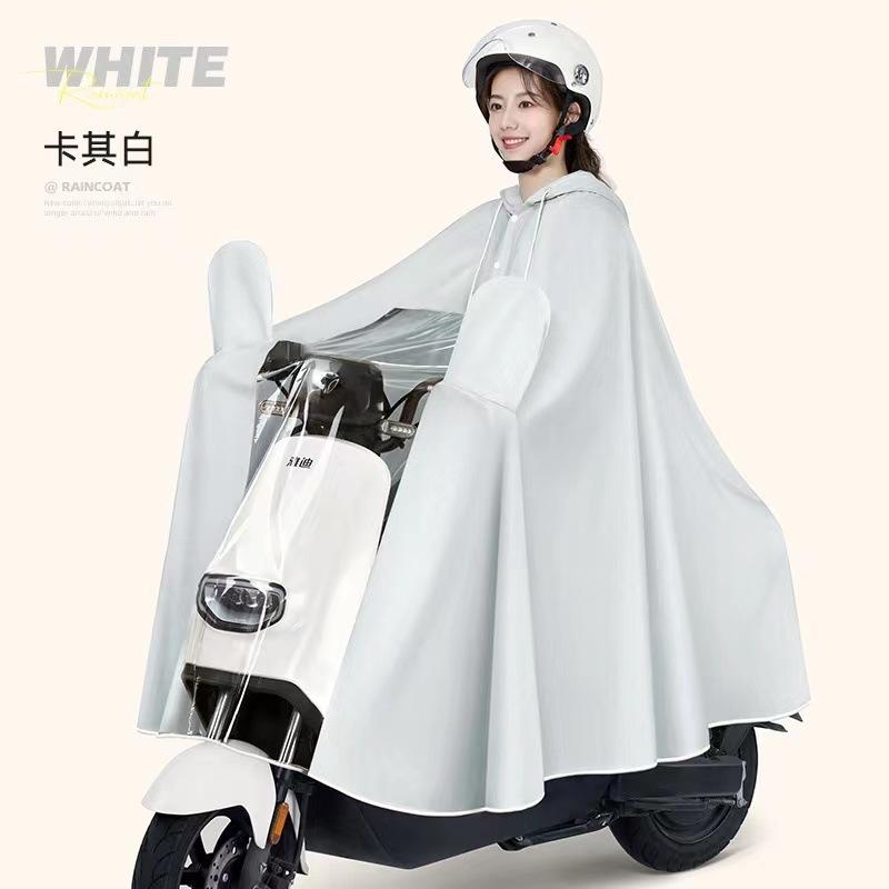 Electric Scooter Raincoats Single/Double-Rider Motorcycle Rain Covers Men's and Women's Adult Thickened Raincoats Electric Scooter Factory Rain Gear