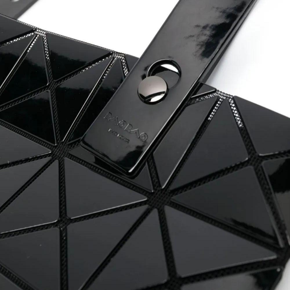 New ISSEY MIYAKE Polyurethane Tote Bag Shopping Bag Handbag Women's Black BB36-AG053-15