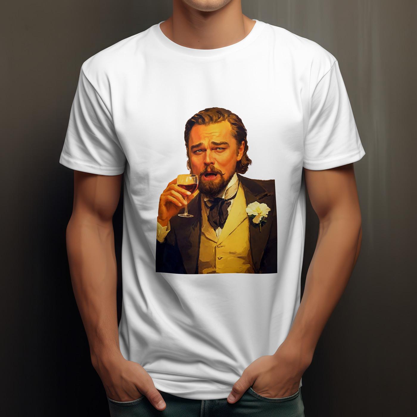 DJANGO UNCHAINED LEO T-Shirt | Tarantino Film Cinema Tee | Funny Meme Joke Top S разноцветный