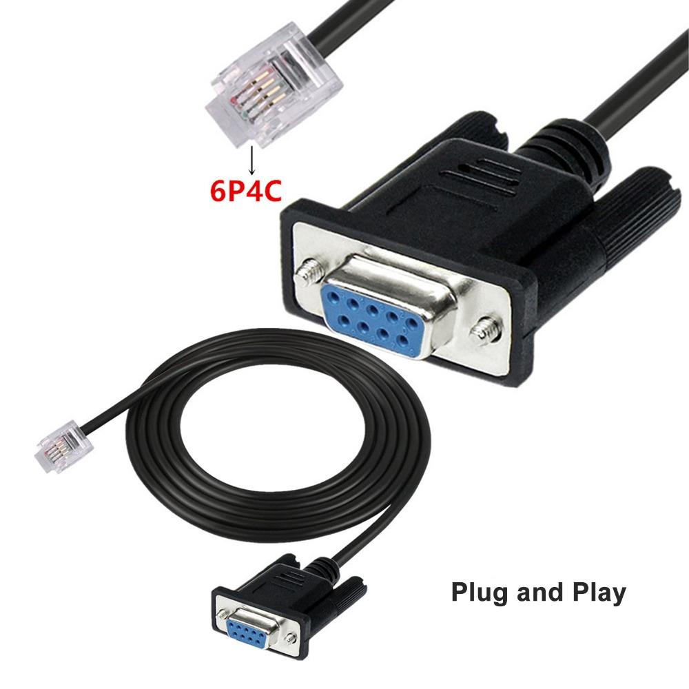 Anti-interference 6P4C Serial Console Cable for APC AP7800 AP7900 940‑0144A Console Connection
