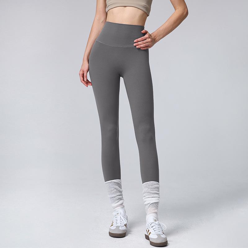 Nude Yoga Pants for Women, Spring/summer High-end Professional Tight High-waist Hip-lifting Elastic Quick-dry Sports Fitness Pants