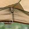 Bergkuppel Campingzelt: Großes Outdoor-Vordach für mehrere Gäste, ideal für Campingplätze und Selbstfahrer-Touren.