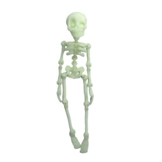 3D Printed Skeleton Articulated Skeleton Figure Collectible Flexible Skeleton Fidget Toy for Halloween Decoration Stress Relief