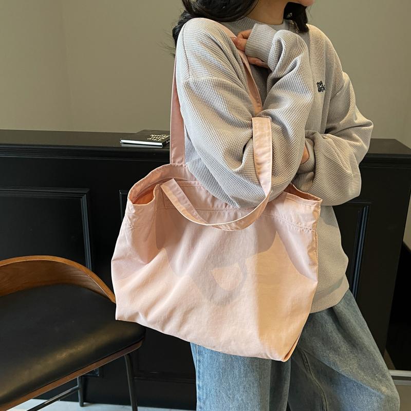 Student Class Shoulder Bag Women's Large Capacity Commuter Handbag Waterproof Tote Bag