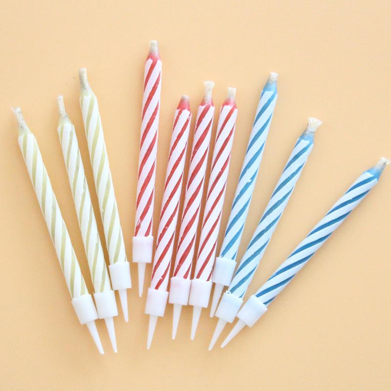 New Birthday Blowout Candle Magic Creative Funny and Interesting Party Rekindled Colored Threaded Candle