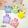 Dog Toy Mini Turtle Plush Chew Toy for Puppies Teething Relief Interactive Bite Resistant Dog Toy Dental Health Safe Fun Play