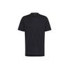Crew Neck Pullover Solid Color Short Sleeve T-Shirt Men Tops Black HD3577
