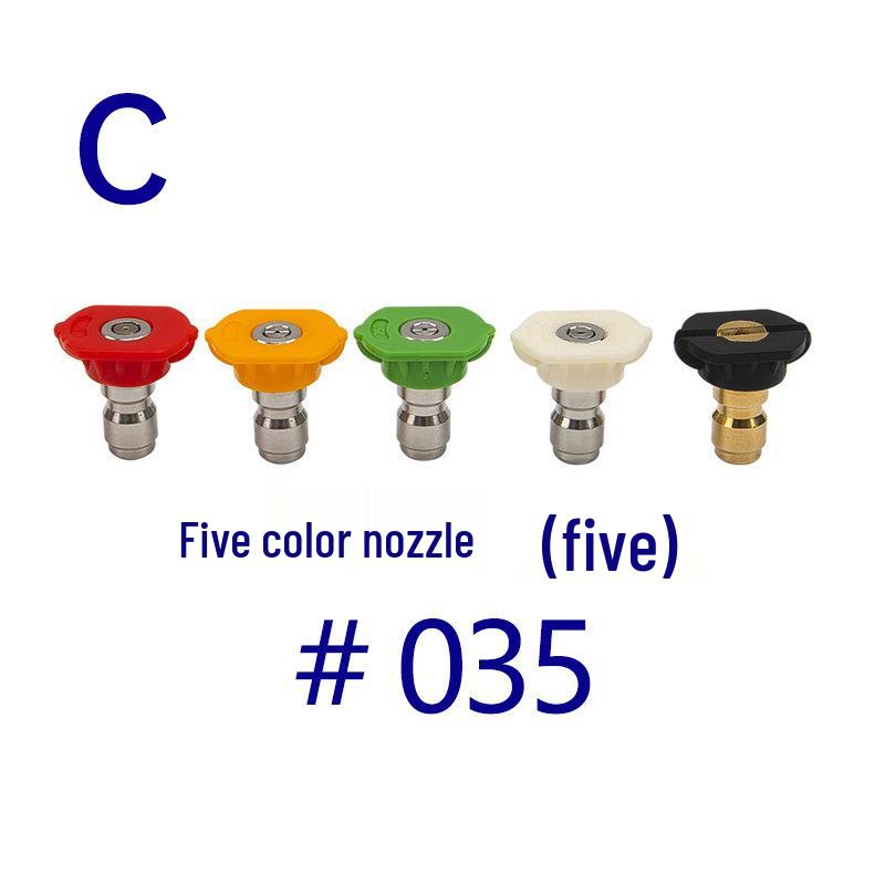 New Limited Edition High-Pressure Car Wash Water Gun with 5 Color Nozzles and Painted M22 Head